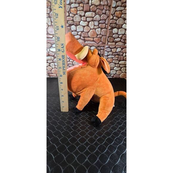 Disney Lion King Talking Pumba Warthog Grub Bug Large 14" Plush Stuffed - Picture 7 of 9